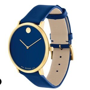 Movado Slim modern47  men’s n woman’s in blue sold out in Stores